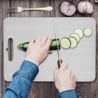 Board Kitchen Titanium Cutting Boards For Stainless  304 Steel Thickened Double-Sided Food Grade Portable Fruit Meat Chopping