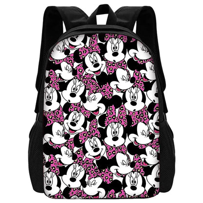 Disney Cute Mickey Minnie Child School Backpack With Shoulder Bag Pencil Bags School Bags for Boys Girls Best Gift