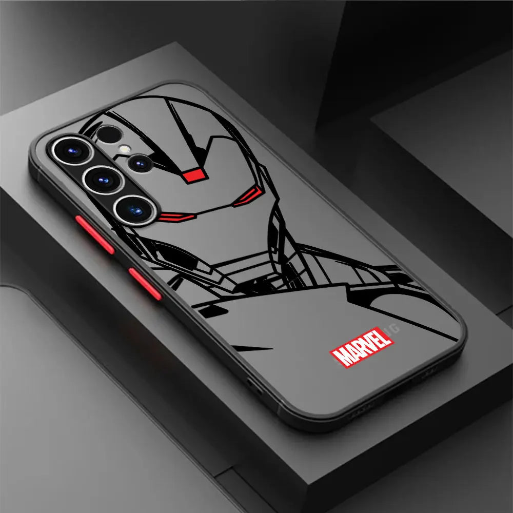 Shockproof Case for Samsung Galaxy S22 S20 Ultra Note 20 S21 Plus S10 Plus Marvel Spiderman Ironman Cover