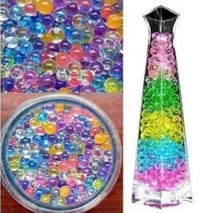 10000Pcs Water Beads Pearl Shaped Crystal Soil Water Beads Mud Grow Magic Jelly Balls Wedding Home Decor