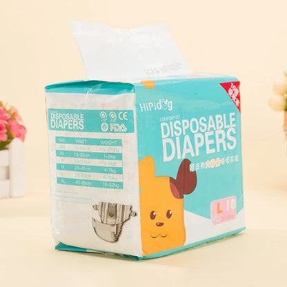 Disposable Dog Diaper Hygroscopic wet oneself Breathable Puppy Short Pet Physiological Pants Super Absorption For Puppy Dogs