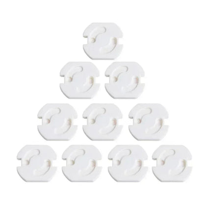 1/10pcs  Baby Safety Child Electric Socket Outlet Plug Protection Security Two Phase Safe Lock Cover Kids Sockets Cover Plugs