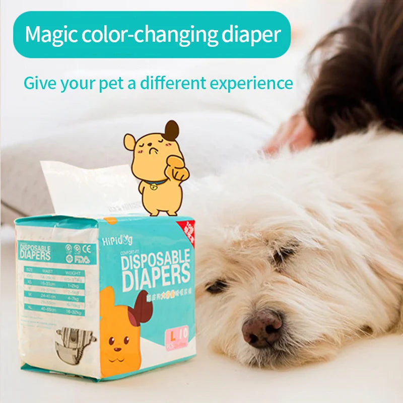 Disposable Dog Diaper Hygroscopic wet oneself Breathable Puppy Short Pet Physiological Pants Super Absorption For Puppy Dogs