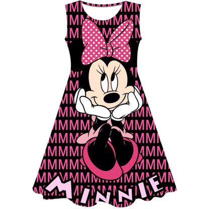3D Printing Glisten Summer Barbie I Am Kenough Princess Dress Girls Women Short Sleeve Costume Party Dresses Children Clothes