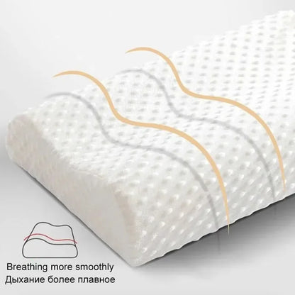 Cuscino lungo in memory foam, cuscino per letto, protezione per il collo, rimbalzo lento, cuscino per maternità sagomato per dormire, cuscini ortopedici
