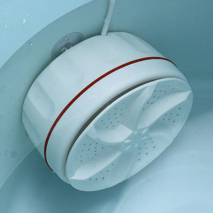 Mini Washing Machine USB Two-way Rotating Turbine Portable Washing Machine For Sock Underwear For Travel Home Business Trip