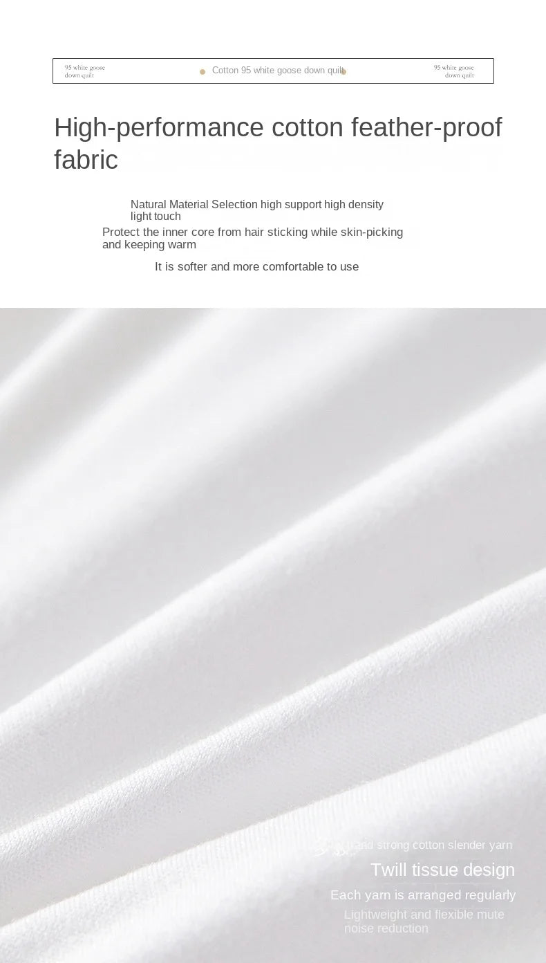 Household hotel white goose down duvet blanket, summer quilt, down comforter, queen comforter