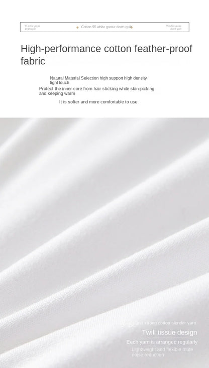 Household hotel white goose down duvet blanket, summer quilt, down comforter, queen comforter