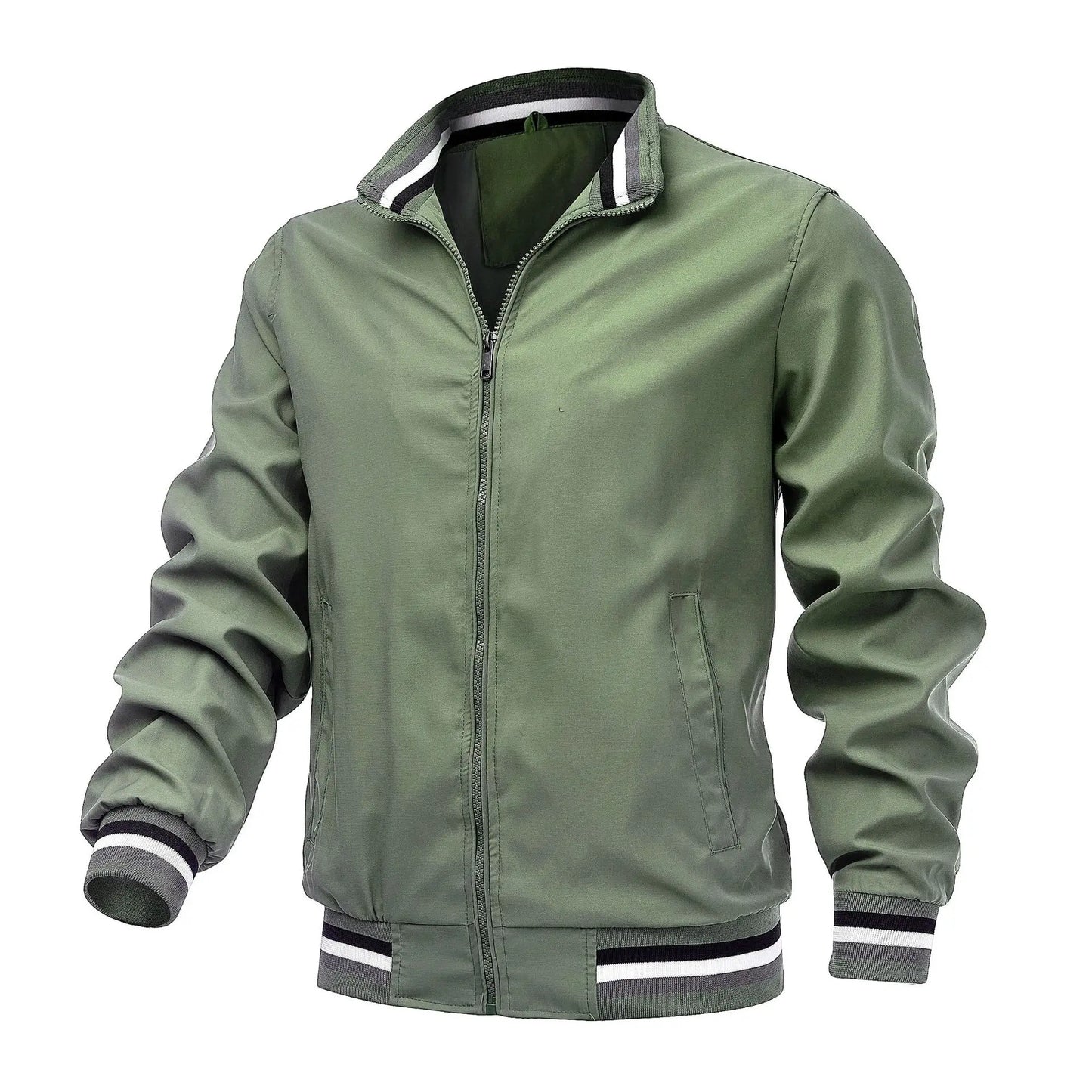 Jackets Men Spring Autumn Fashion New In Outerwears Solid Casual Clothing Windbreaker Coats Aviator Jacket For Men Plus Size 6XL