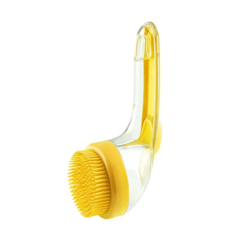 Pet Bath Brush Dog Bath Brush Dog Scrubber for Bath Bathing Dog Grooming Massage Brush for Long Short Haired Dogs Cats Shower