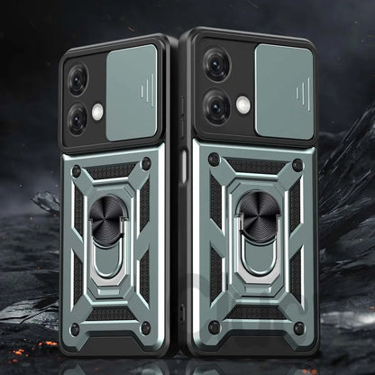 For Motorola Mote G84 G54 G34 G14 G53 G62 G42 G10 G20 G30 E22i E20 E30 E40 Case Slide Camera Shockproof Armor Protect Cover