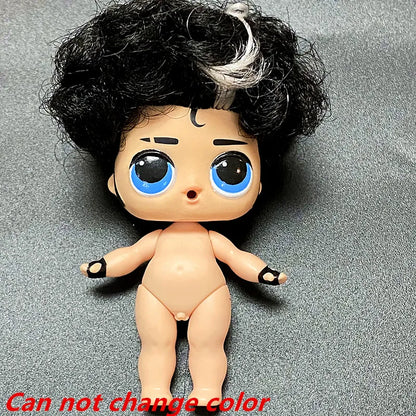 Collection Series 5 Hairgoals Change Color 8cm Big Sister Hair Dolls Lols Bhaddie Doll Set Splatters set Kids Playing Toy Gift