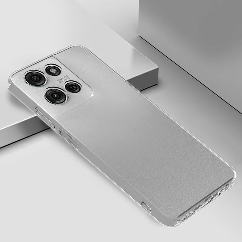 Simple Slim Soft TPU Clear Transparent Phone Case On For Motorola Edge 60 Fusion 60 Stylus 5G Cover Fundas Capa