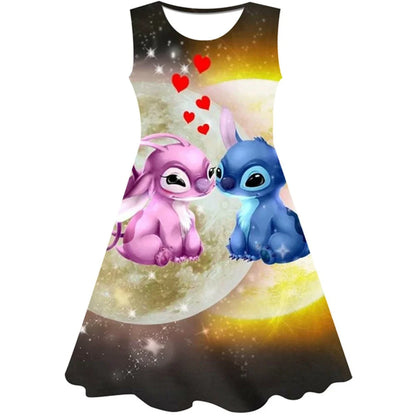 3D Printing Glisten Summer Barbie I Am Kenough Princess Dress Girls Women Short Sleeve Costume Party Dresses Children Clothes