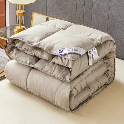 Household hotel white goose down duvet blanket, summer quilt, down comforter, queen comforter