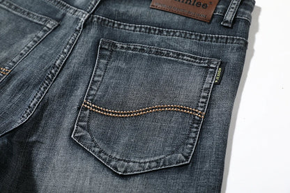 Summer Shorts Jeans Men Denim Pants Stretch Dark Blue Fashion Design Men's Jeans Slim Straight Male Short Jeans Hombre