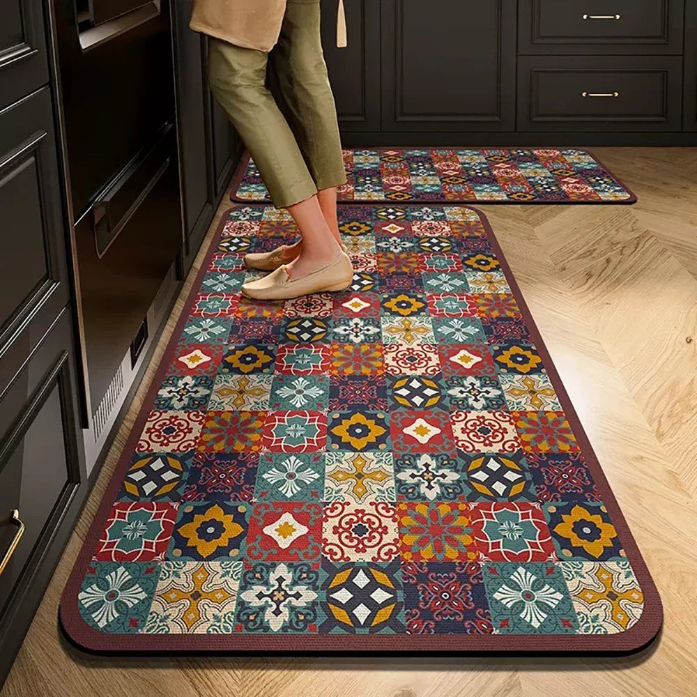 Non-slip Kitchen Carpets for Living Room Long Area Rug Kitchen Floor M0at Carpets Entrance Door Mat Home Decor Alfombra Tapis