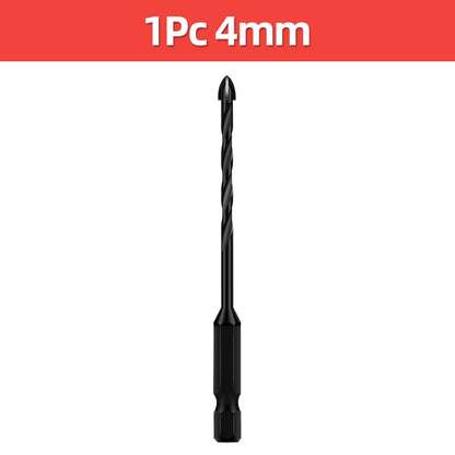 Cross Hex Drill Bit Set For Concrete Porcelain Tile Glass Metal Professional Multifunction Drill Bits Kit Tools Carbide Drills
