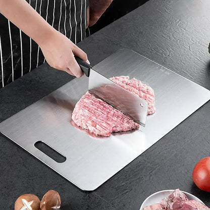 Board Kitchen Titanium Cutting Boards For Stainless  304 Steel Thickened Double-Sided Food Grade Portable Fruit Meat Chopping