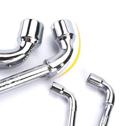 Socket wrench L type 7 type pipe type double head elbow perforated hexagon socket pipe wrench set