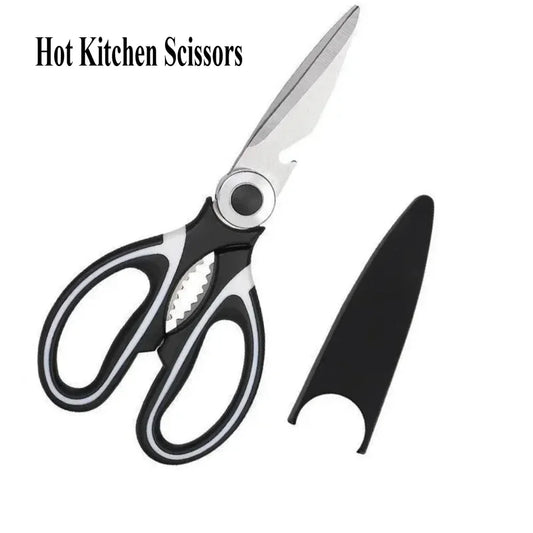 Heavy Duty Kitchen Scissors Multipurpose Dishwasher Safe Meat Poultry and General Purpose Scissors Stainless Steel Utility Tools