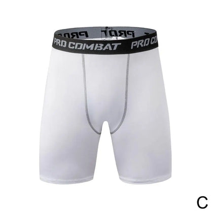 Mallas deportivas para hombre, pantalones de fitness, mallas de compresión elástica, pantalones cortos de entrenamiento para correr en el gimnasio, pantalones cortos de secado rápido.