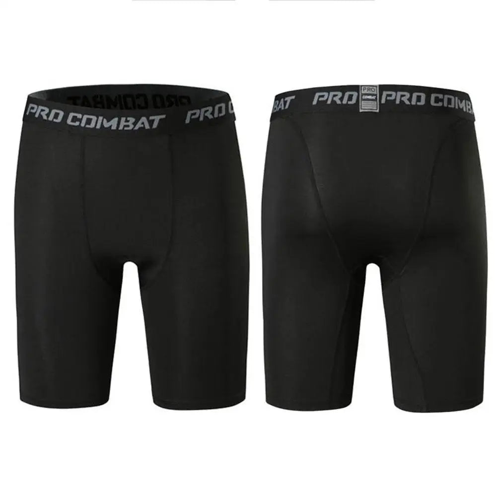 Mallas deportivas para hombre, pantalones de fitness, mallas de compresión elástica, pantalones cortos de entrenamiento para correr en el gimnasio, pantalones cortos de secado rápido.