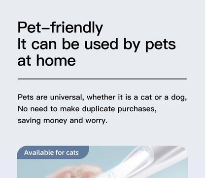 New Dog Paw Trimmer with Led Light Rechargeable Cordless Nail Grinder Shaver for Cats and Other Pets Hair Grooming Tools