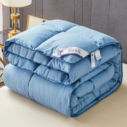 Household hotel white goose down duvet blanket, summer quilt, down comforter, queen comforter