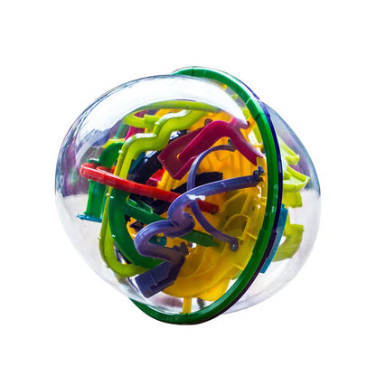Maze Ball Mini 3D Magic Puzzle Intelligence & Idea Perplexus Maze Game Labyrinth IQ Gifts Display Stand for Kids and Adults