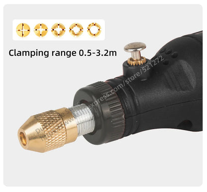 Strumento per incisione USB, utensile Dremel, trapano a batteria, utensile rotante, mini trapano elettrico senza fili, lucidatrice ricaricabile
