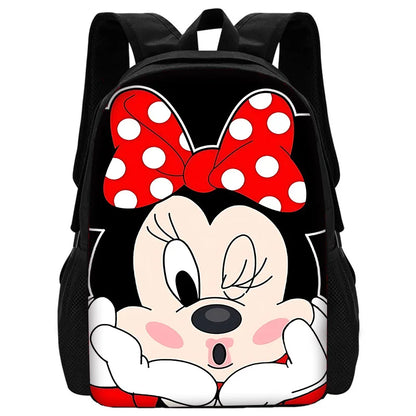 Disney Cute Mickey Minnie Child School Backpack With Shoulder Bag Pencil Bags School Bags for Boys Girls Best Gift