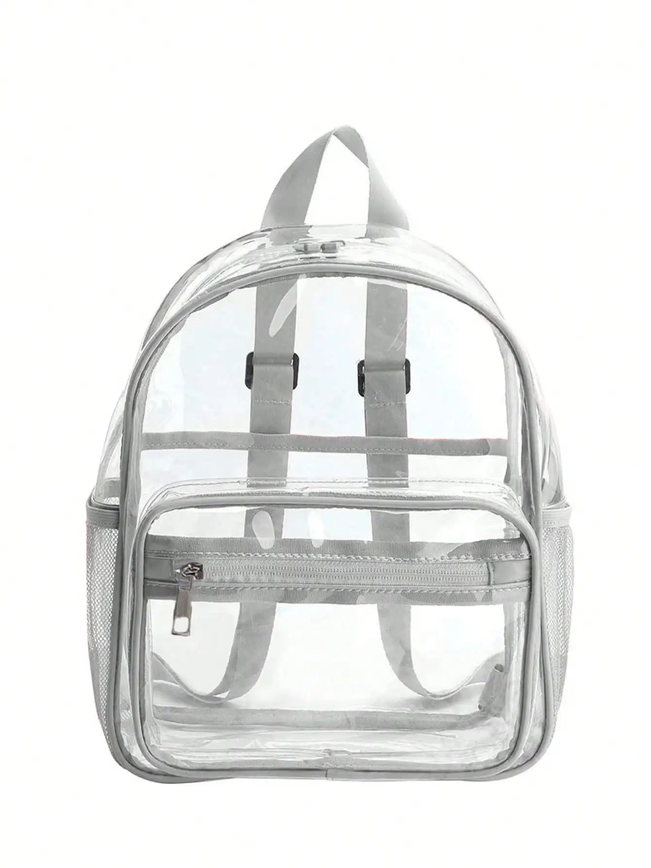 Transparent Contrasting Color Waterproof Children'S Backpack Suitable For Girls, Boys, Swimming, Outdoor Sports, And Travel