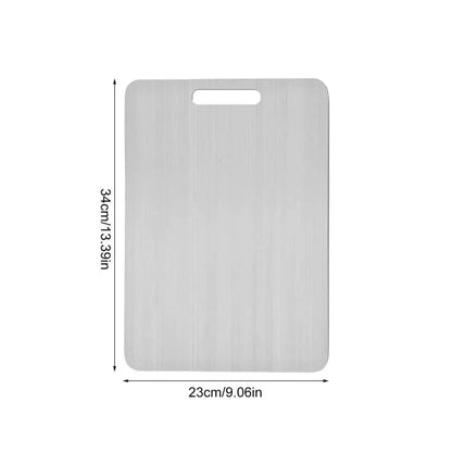 Board Kitchen Titanium Cutting Boards For Stainless  304 Steel Thickened Double-Sided Food Grade Portable Fruit Meat Chopping
