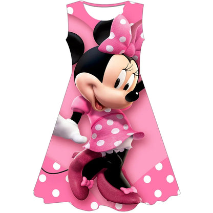 3D Printing Glisten Summer Barbie I Am Kenough Princess Dress Girls Women Short Sleeve Costume Party Dresses Children Clothes