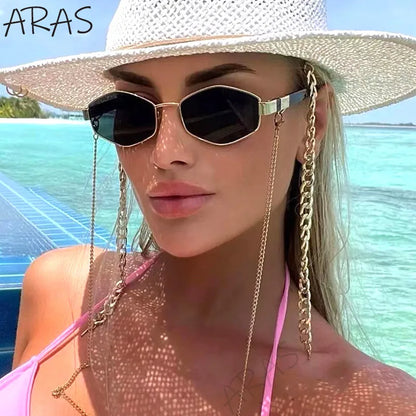 Designer Unique Polygonal Sun Glasses