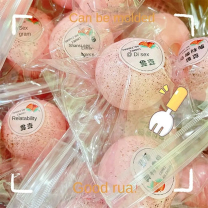 Adult Kids Taba Squishy Cute Cassava Pinch Soft Fluid Ball Kawaii Cake Slow Rising Stress Ball Fidget Toy Squeeze Food Toys