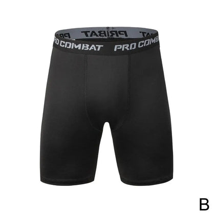 Mallas deportivas para hombre, pantalones de fitness, mallas de compresión elástica, pantalones cortos de entrenamiento para correr en el gimnasio, pantalones cortos de secado rápido.