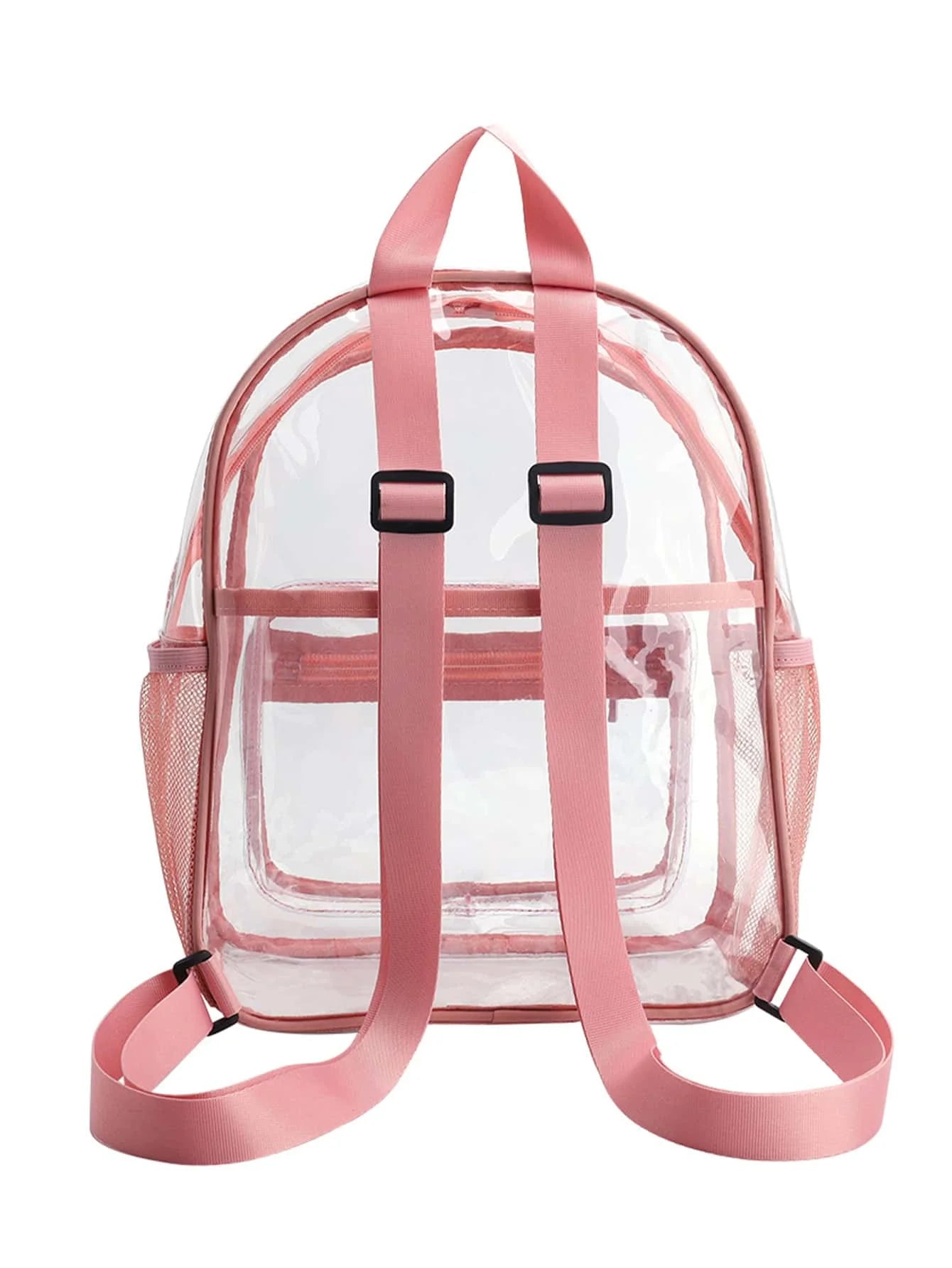 Transparent Contrasting Color Waterproof Children'S Backpack Suitable For Girls, Boys, Swimming, Outdoor Sports, And Travel