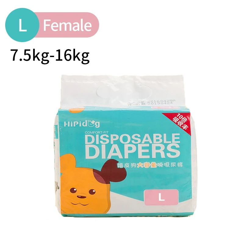 Disposable Dog Diaper Hygroscopic wet oneself Breathable Puppy Short Pet Physiological Pants Super Absorption For Puppy Dogs
