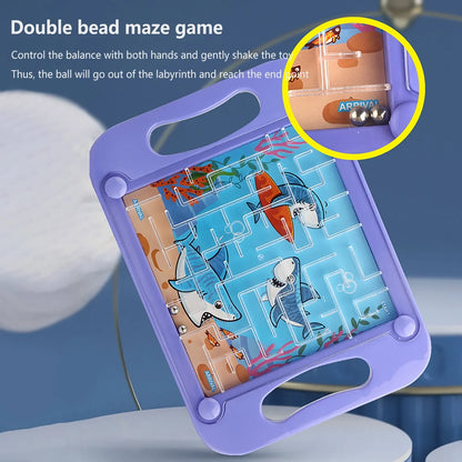 3D Maze Ball Kids Balance Gravity Memory Sequential Puzzle Montessori Early Education Gifts for Baby Educational Toys Best Gifts