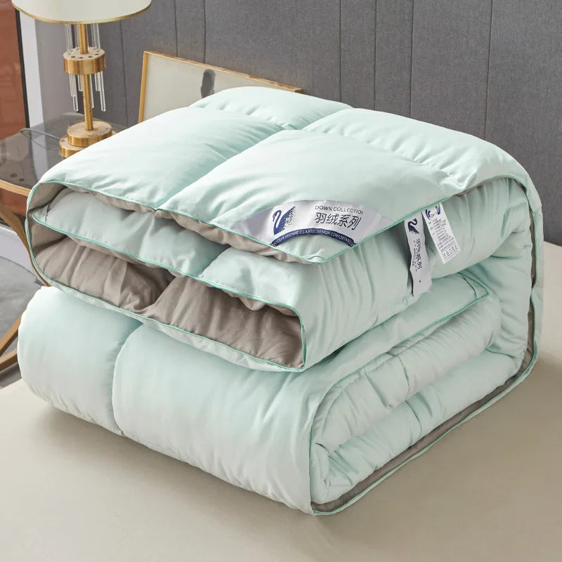 Household hotel white goose down duvet blanket, summer quilt, down comforter, queen comforter