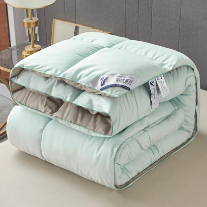 Household hotel white goose down duvet blanket, summer quilt, down comforter, queen comforter