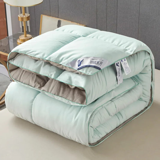 Household hotel white goose down duvet blanket, summer quilt, down comforter, queen comforter