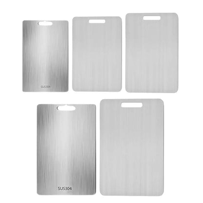 Board Kitchen Titanium Cutting Boards For Stainless  304 Steel Thickened Double-Sided Food Grade Portable Fruit Meat Chopping