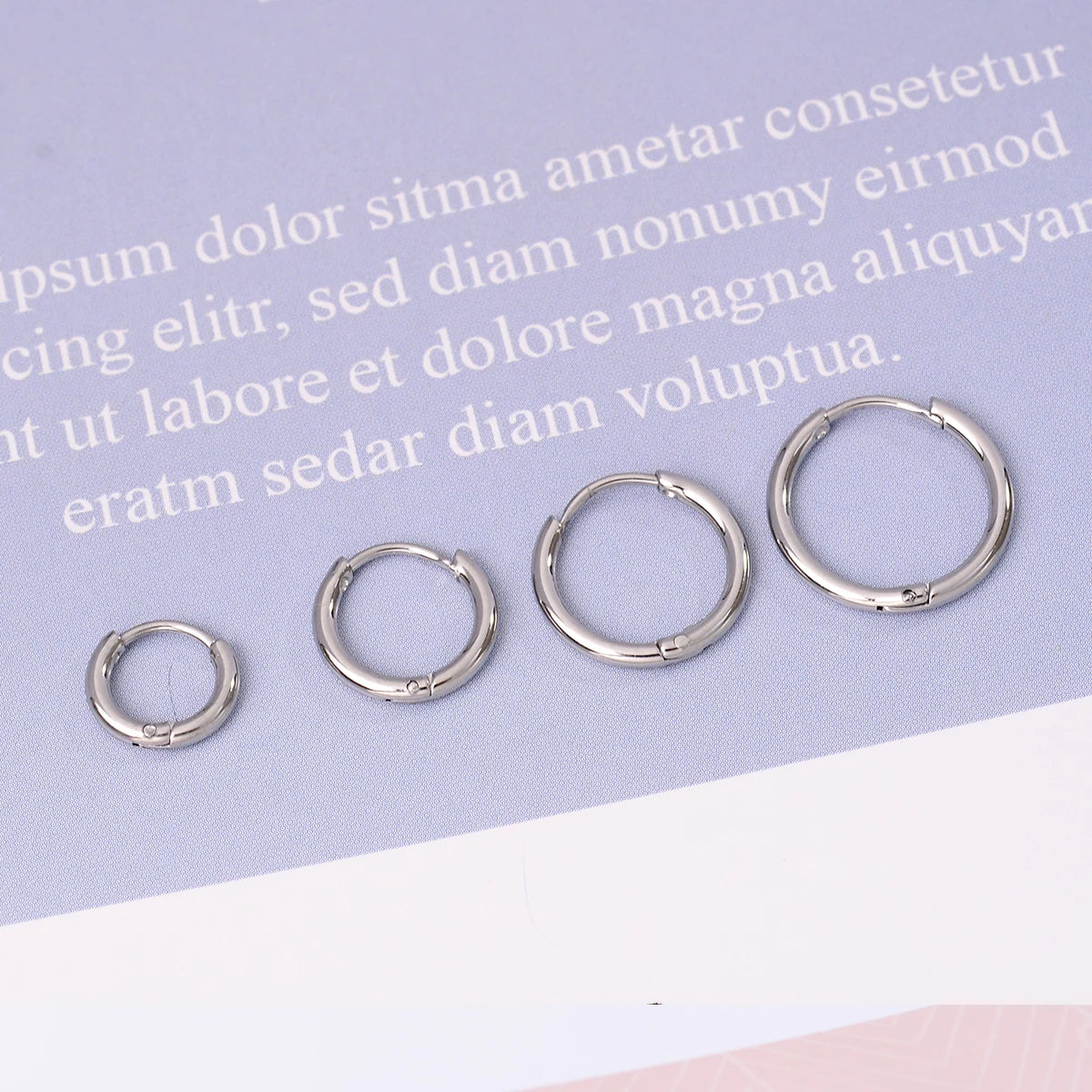 Minimalist Stainless Steel Huggie Hoop Earrings For Women Men Gold Color Tiny Round Circle Earring Punk Rock Statement Jewelry