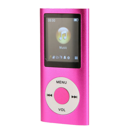 1.8in Player Support Memory Card Ultra Thin LCD MP3 Player with Bluetooth for Students Running Walking MP3 Player LCD Player