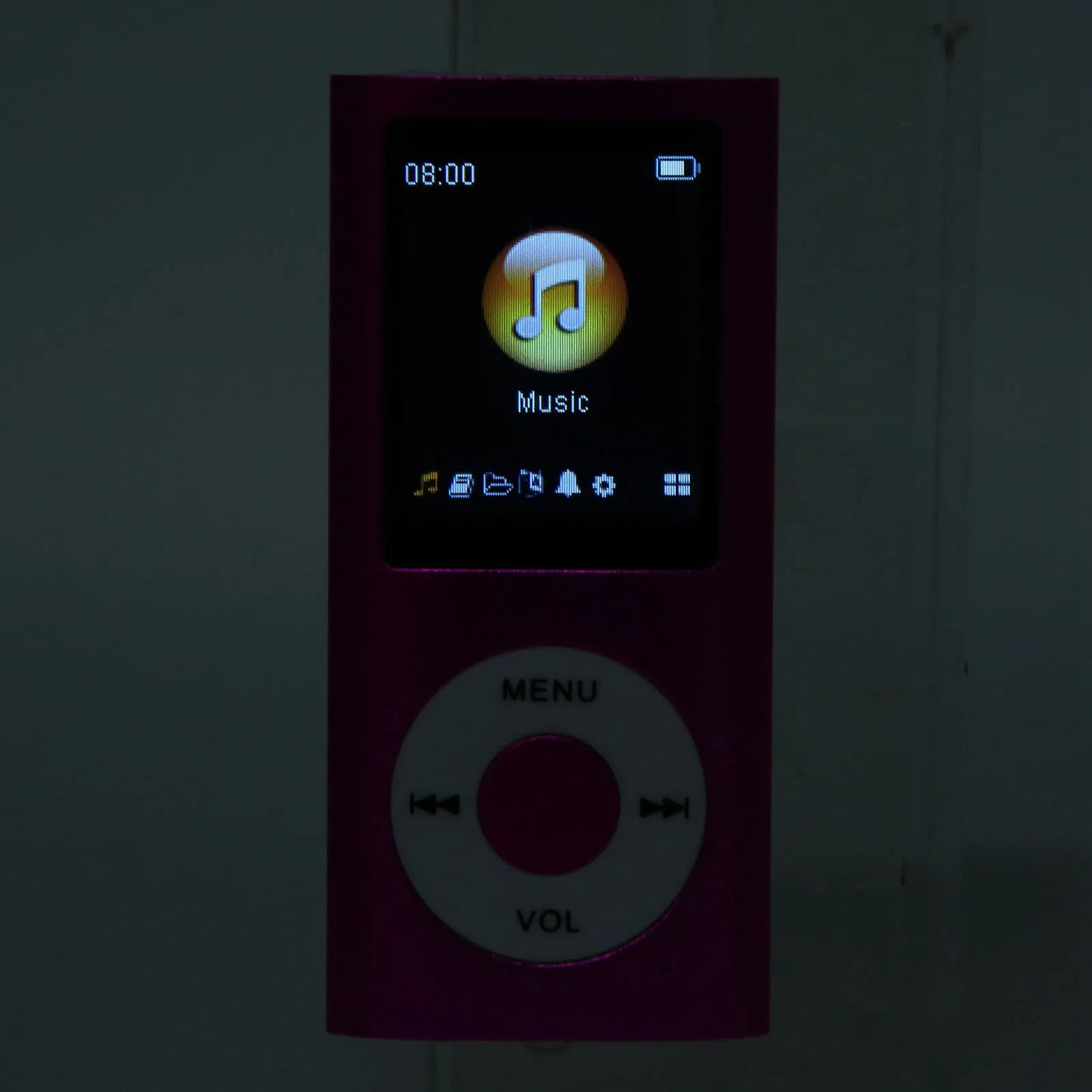 1.8in Player Support Memory Card Ultra Thin LCD MP3 Player with Bluetooth for Students Running Walking MP3 Player LCD Player