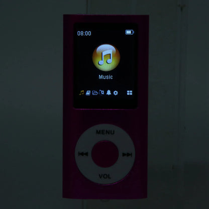 1.8in Player Support Memory Card Ultra Thin LCD MP3 Player with Bluetooth for Students Running Walking MP3 Player LCD Player