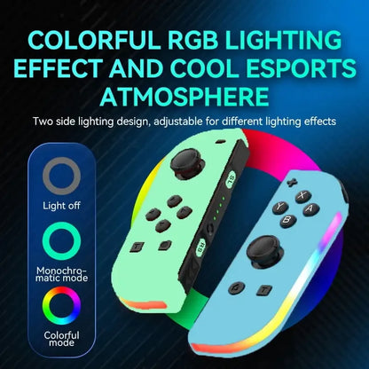 Compatibile con NS Switch/Lite/OLED Controller Joypad Wireless Joystick Gamepad Controle con funzione Wake-up/Screenshot